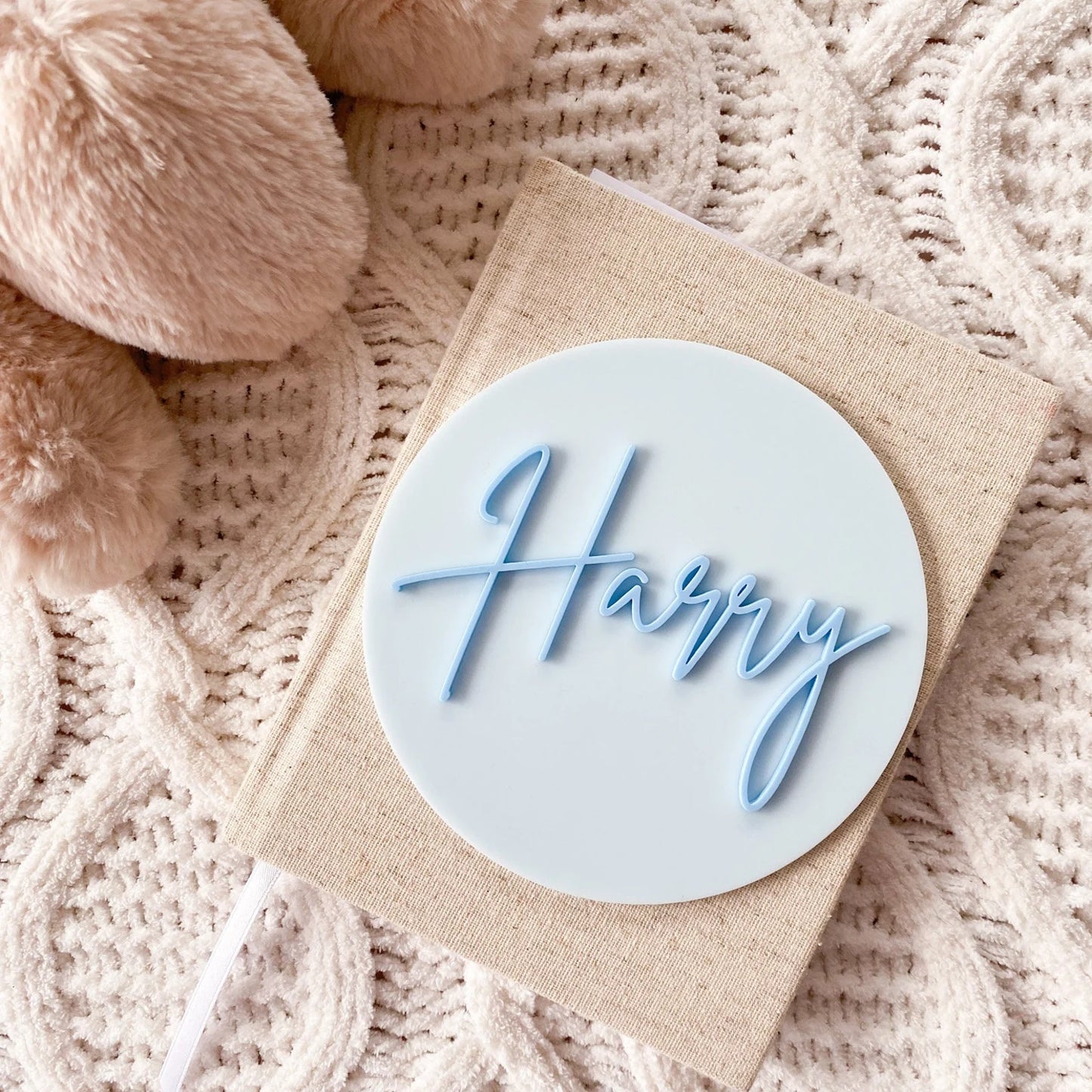 Nursery name plate