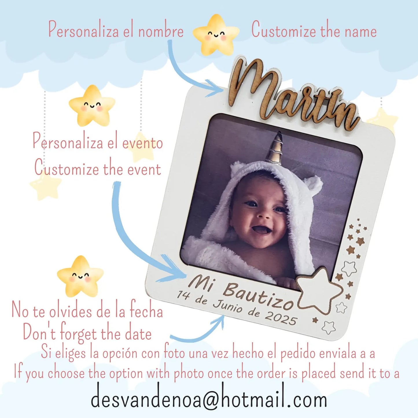 Baptism Photo Frames